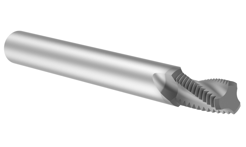 Picture of Allied Machine Tmnk0063-Nptf 1/16-27, 1/8-27 Nptf 3Fl Helical Fl Carb Threading Mill Thread